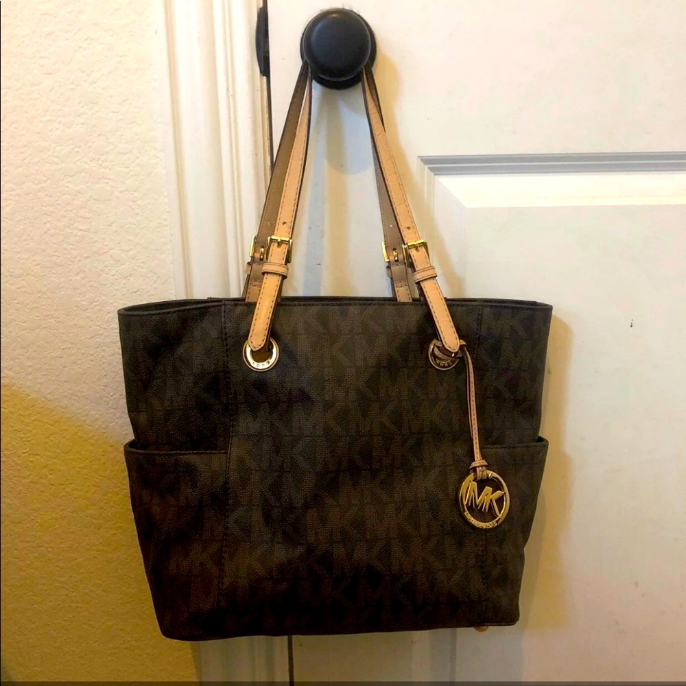 Michael Kors brown/tan shoulder bag